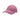 Gorra rosada con letras CR en relieve y texto Pura Vida en la visera.