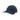 Gorra Costa Rica Retro oscura, con contornos y costuras azules y texto Pura Vida en la visera.