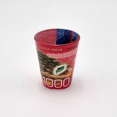 Shot Glass Costa Rica Money