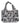 Bolso Costa Rica con estampado de palmeras - Negro