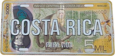 Placa decorativa para carro