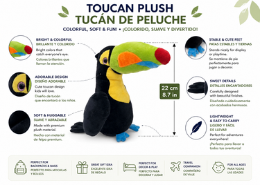 Peluche Tucán