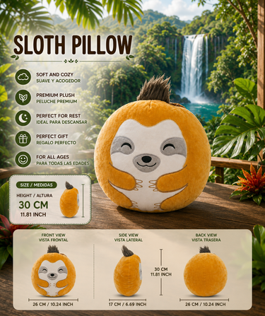 Peluche - Perezoso Almohada