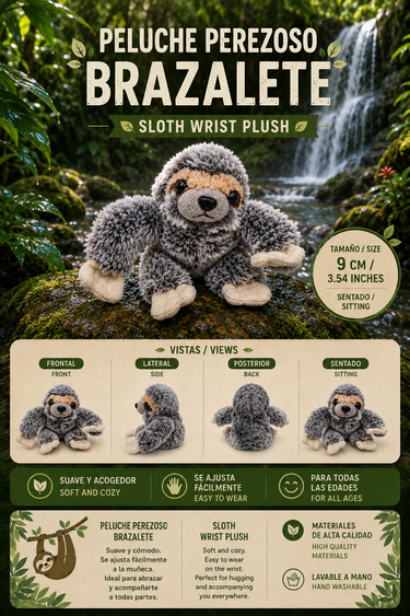 Small Sloth Plush
